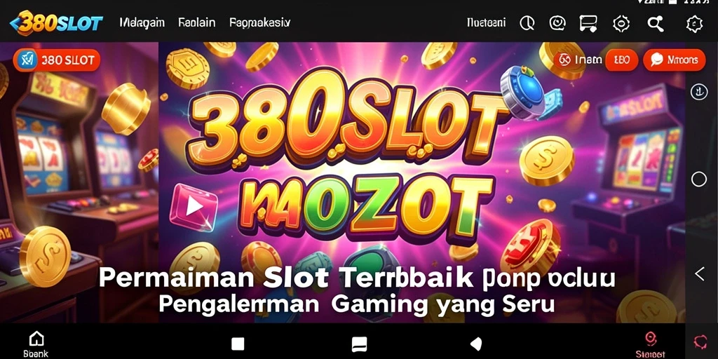 Screenshot gameplay 380SLOT menampilkan gulungan slot yang seru dan interaktif.
