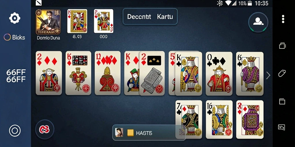 Screenshot menampilkan gameplay seru dalam permainan Domino 666FF.