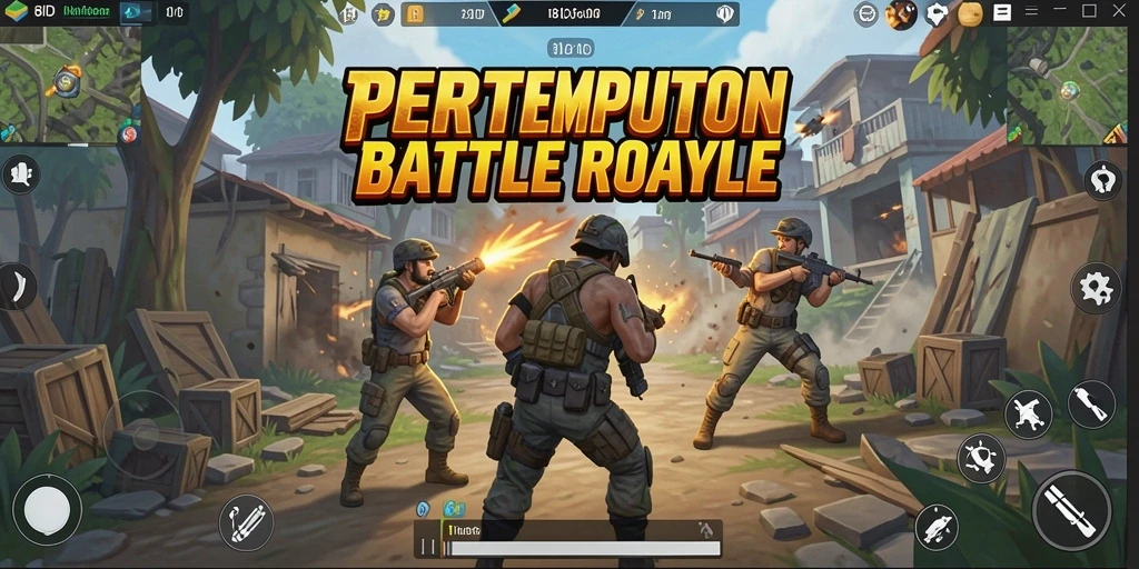 Gameplay seru dan strategi tinggi di 8ID Battle Royale.
