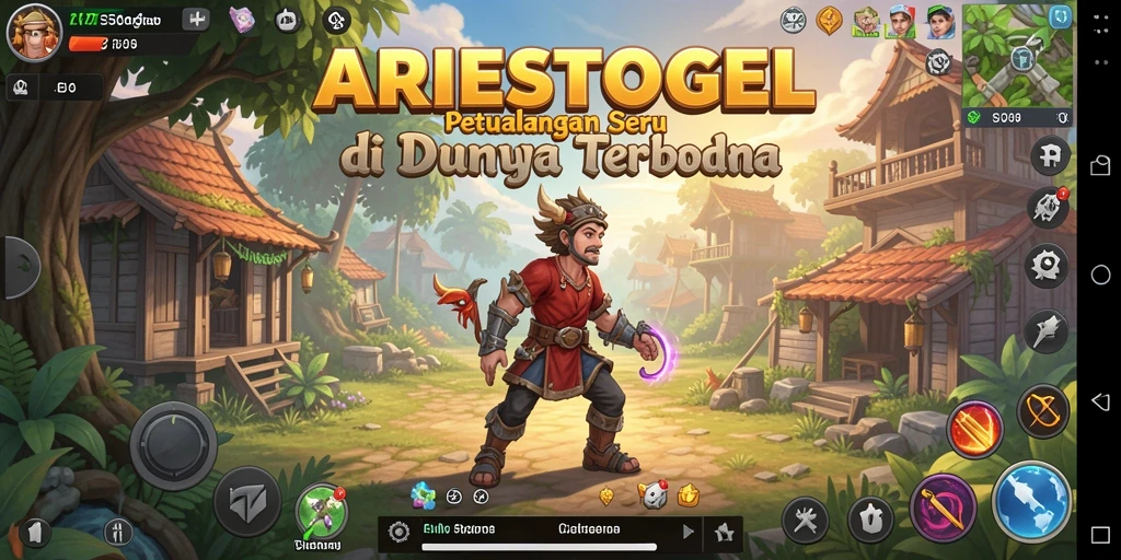 Tampilan gameplay luar biasa dari ARIESTOGEL di dunia terbuka.