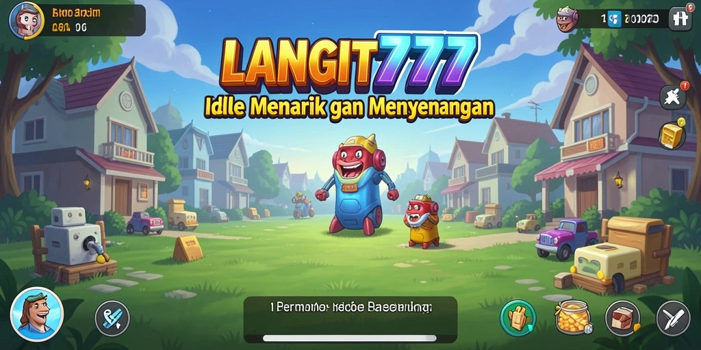 Tampilan gameplay LANGIT777 yang menampilkan keseruan strategi Idle.