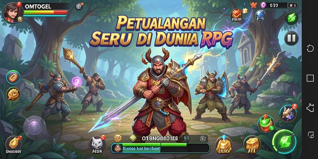 Tampilan gameplay RPG menegangkan di OMTOGEL.
