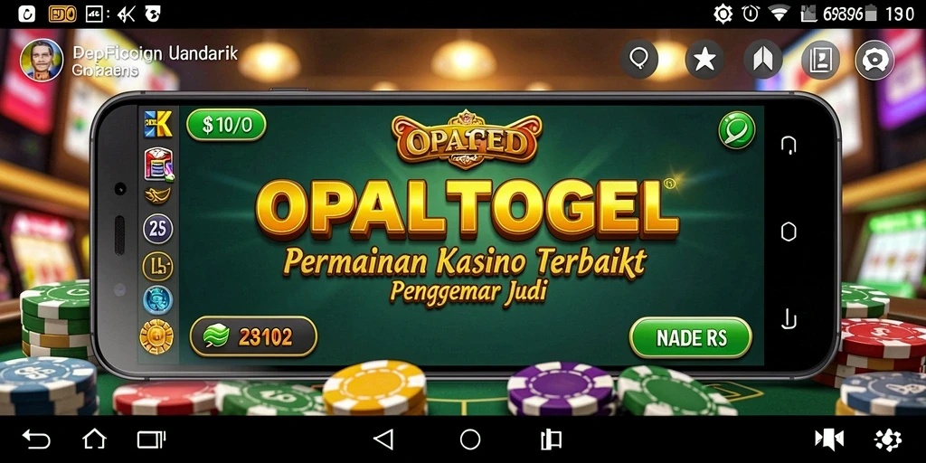 Tampilan menarik dari gameplay Kasino OPALTOGEL yang seru.