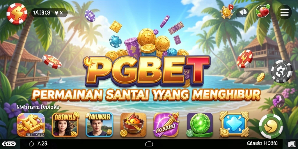 Tampilan gameplay PGBET yang ceria dan menghibur.