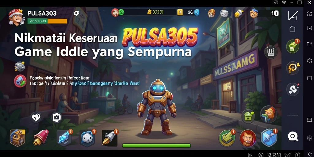 Tangkapan layar dari gameplay PULSA303 yang menampilkan karakter sedang mengumpulkan sumber daya.