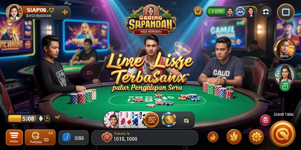Screenshot SIAP108 menampilkan sesi Live Casino seru dengan dealer yang profesional.