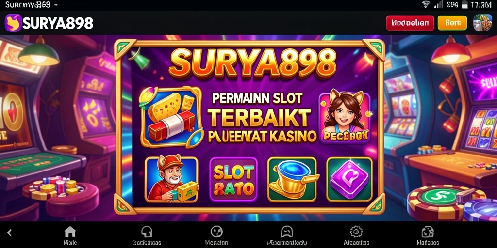 Tampilan gameplay Slot yang menegangkan dan menghibur di SURYA898.