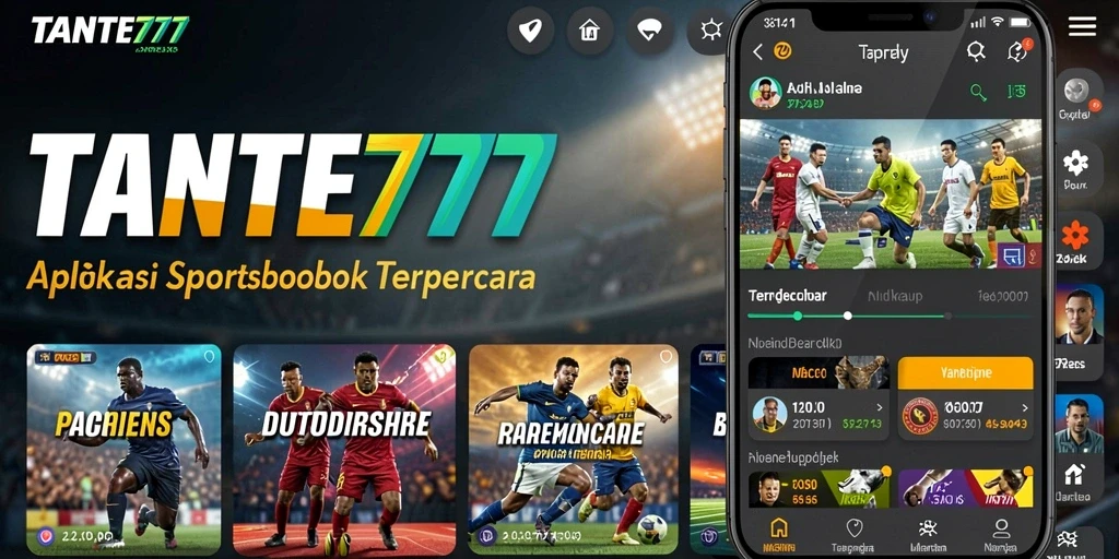 Tampilan gameplay menarik dari aplikasi Sportsbook TANTE777.