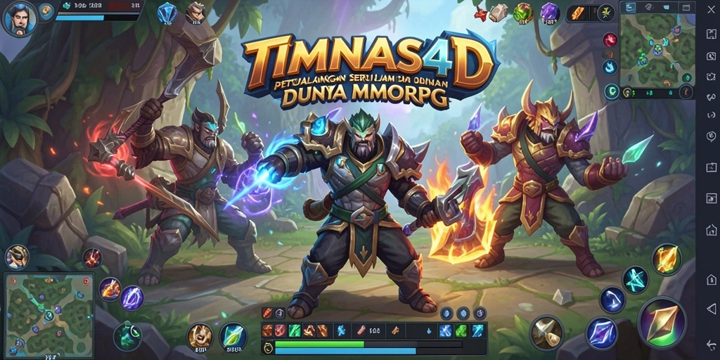 Screenshot gameplay TIMNAS4D di dunia MMORPG yang menawan.