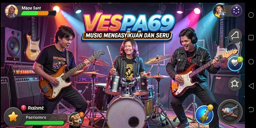 Tampilan gameplay VESPA69 yang menarik dan interaktif.